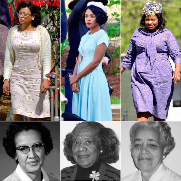 Hidden Figures - actresses and real life women